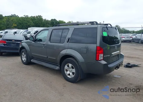 2006 Nissan Pathfinder Se из США, поврежденный, VIN 5N1AR18W96C667645